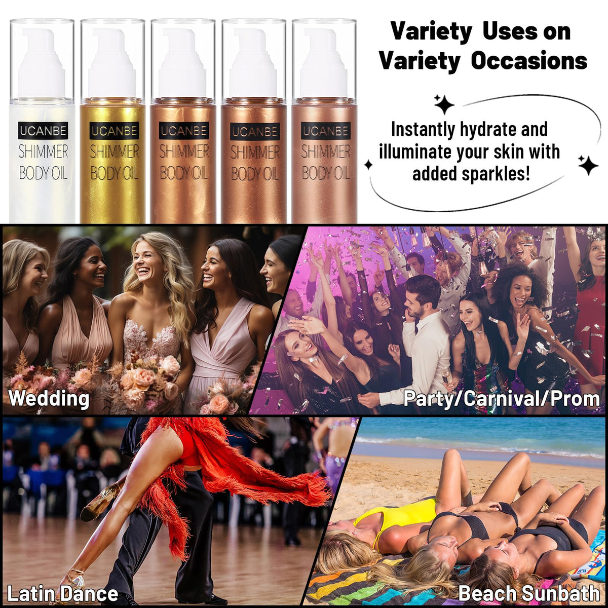 UCANBE sunflower oil and vitamin E visual emphasizing nourishing hydration benefit