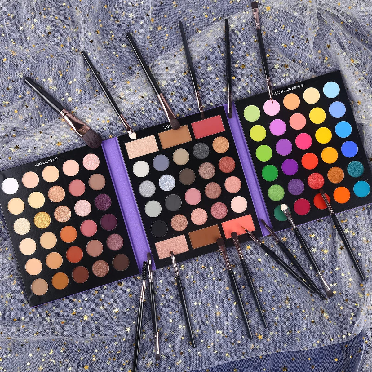 UCANBE eye makeup in use demonstrating blendable color performance