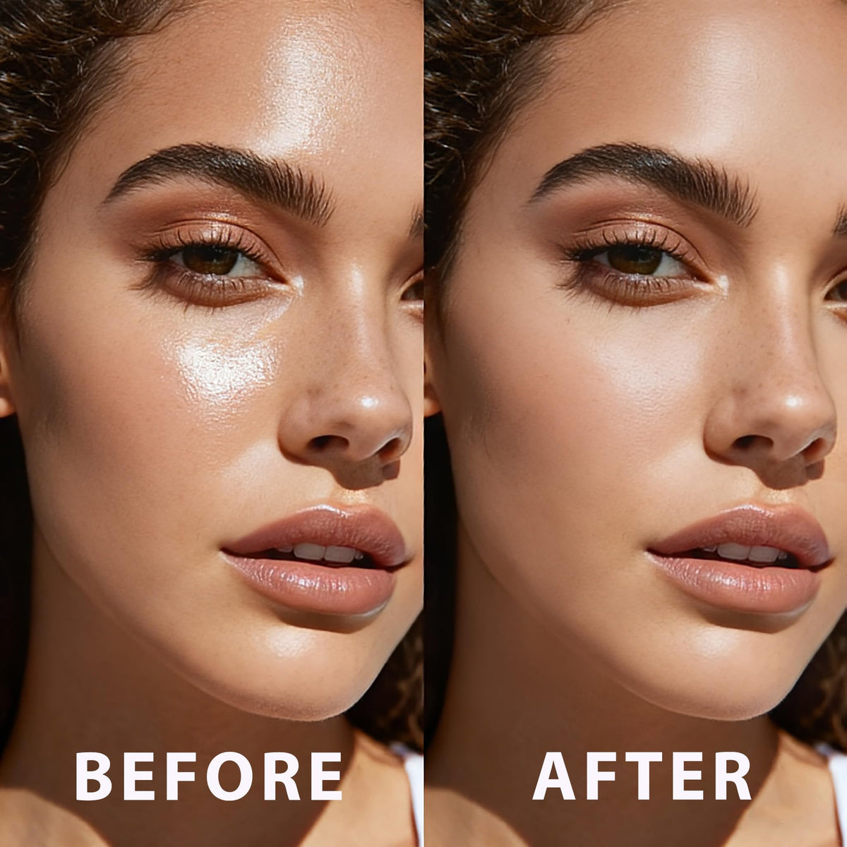 UCANBE fine mist texture in air, lightweight coverage that reduces shine