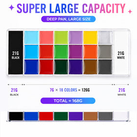 UCANBE palette held in hand showing scale and travel-friendly convenience benefit