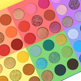 UCANBE open palette flatlay with grooming tools emphasizing organized kit benefits