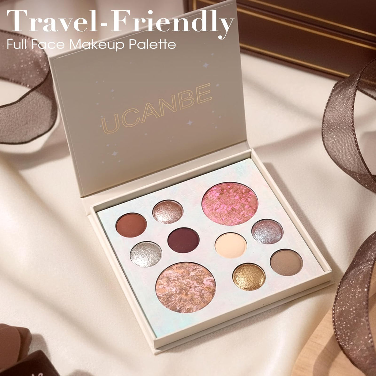 UCANBE application with brush on lid showing easy blending and finish