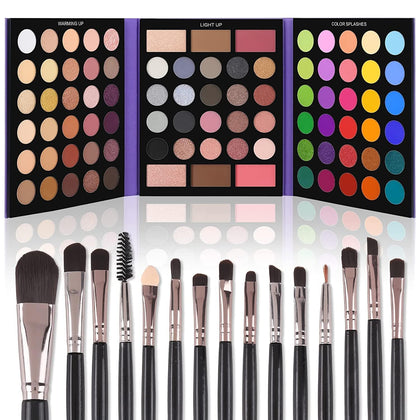 UCANBE palette front open showing 86 colors and easy selection benefit