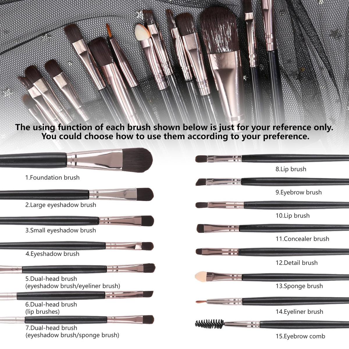 UCANBE palette inside makeup bag showing travel-friendly compact convenience