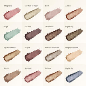 UCANBE close-up of baked shades highlighting pigment and smooth finish for easy blending