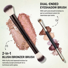 UCANBE eyeshadow close-up showing baked texture for smooth blending