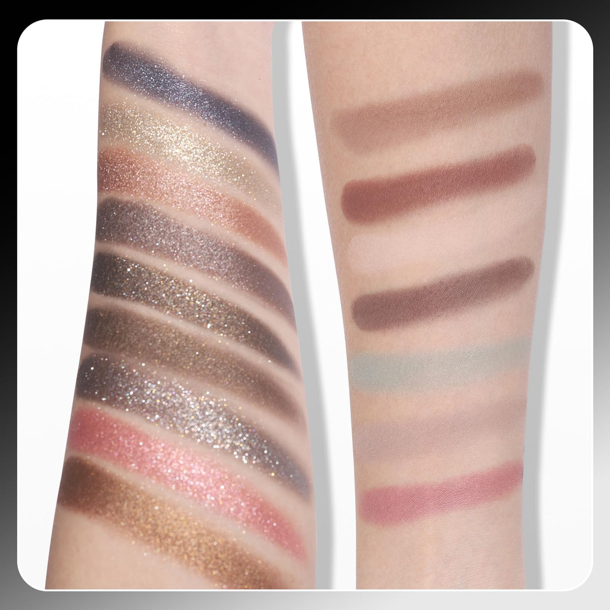 UCANBE palette held in hand showing compact travel-friendly size