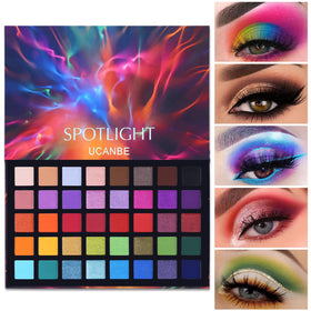 UCANBE open palette front view showing 40 shades and easy selection