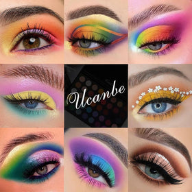 UCANBE swatches on arm demonstrating true pigment payoff and layering control