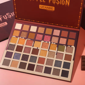 UCANBE open palette with 48 pans visible demonstrating shade variety