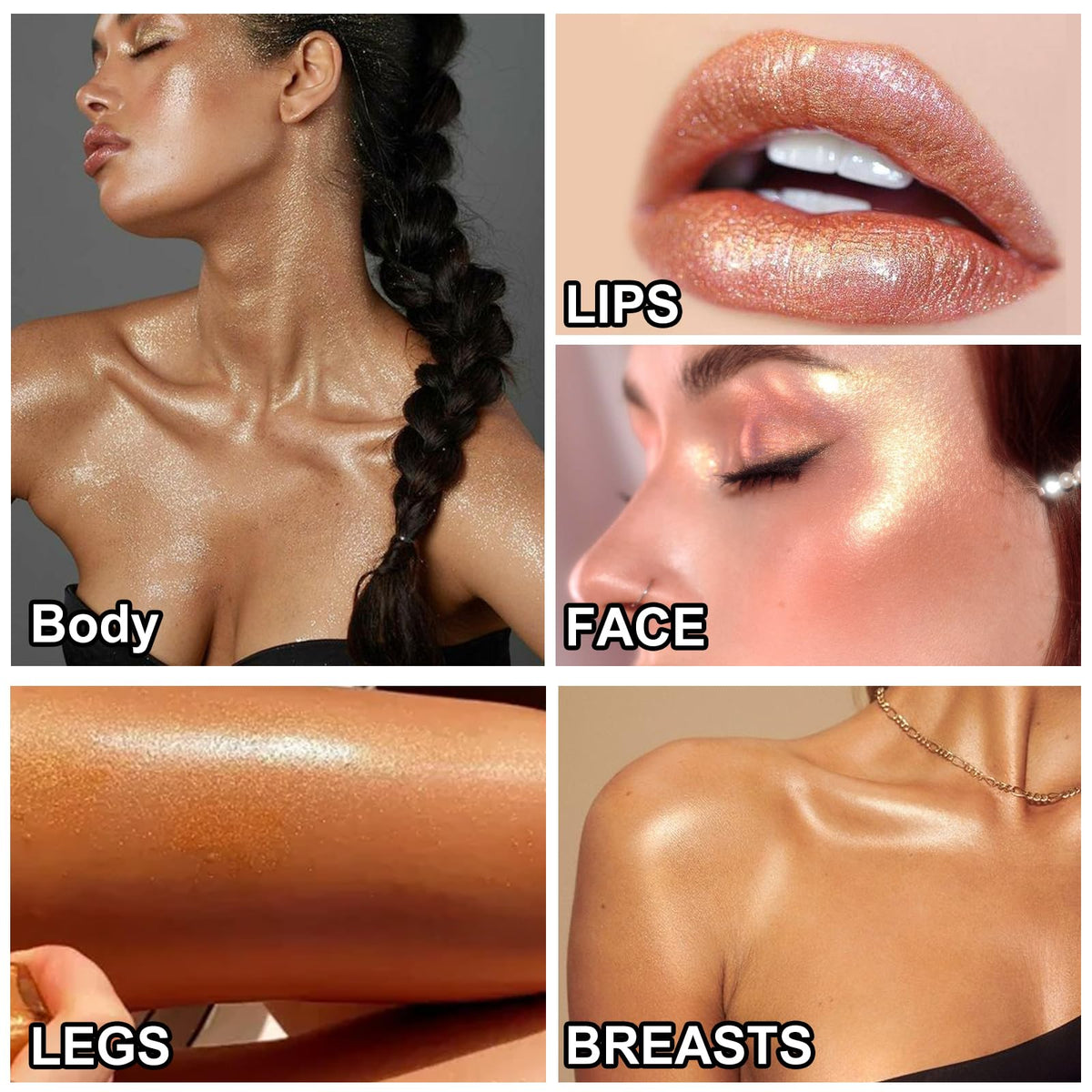 UCANBEMAKEUP label and shade 04 Golden Brown showing warm bronzed shimmer
