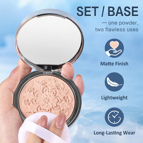 UCANBEMAKEUP swatch on arm demonstrating soft-focus, pore-blurring effect