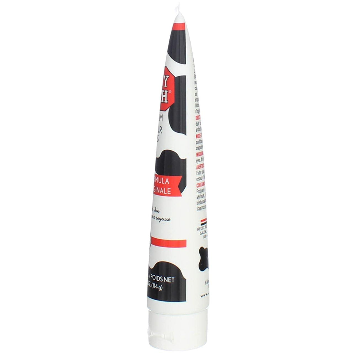 Udderly Smooth cream applied on hand demonstrating smooth softening effect