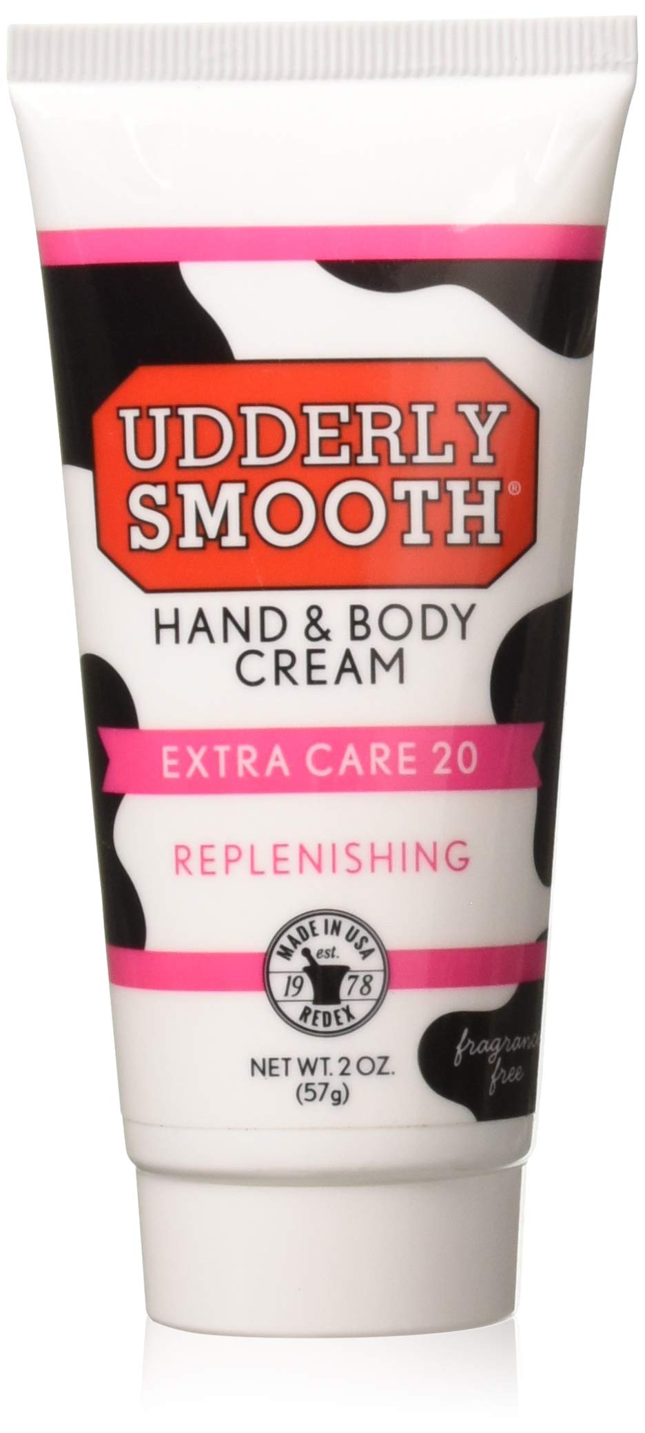 UDDERLY SMOOTH front packaging twin pack showing two 2 oz tubes for convenient care