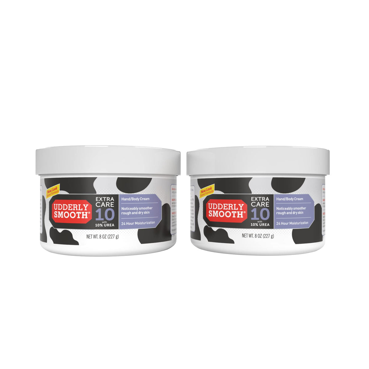 Udderly Smooth front packaging showing 8 oz tube and benefits