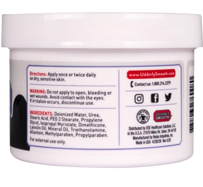 Udderly Smooth on bathroom counter illustrating daily use