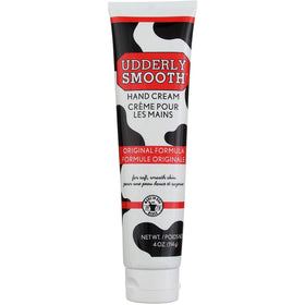Udderly Smooth front packaging showing tube and branding for quick identification