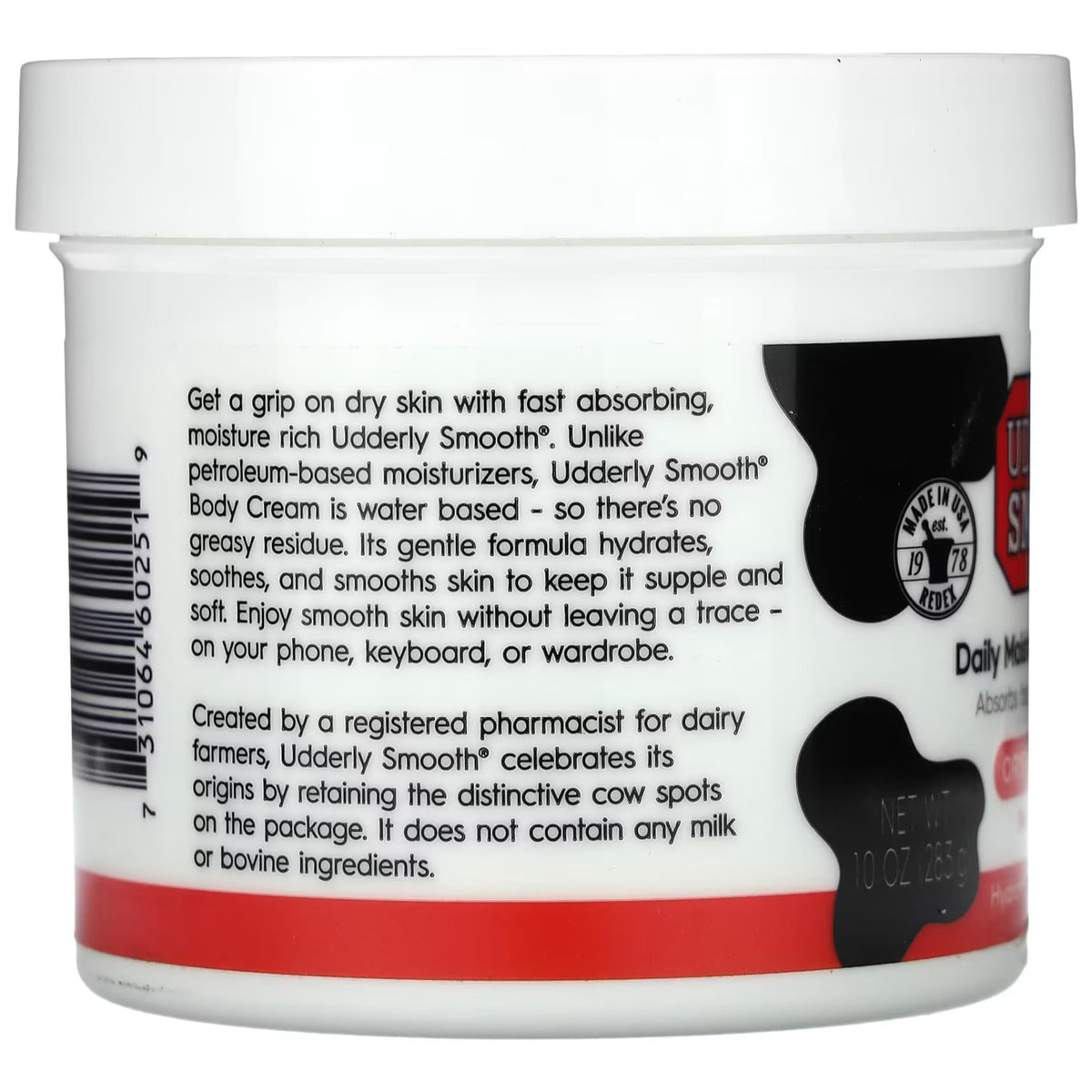 UDDERLY SMOOTH three-pack lined up to show value and multiple placement benefit