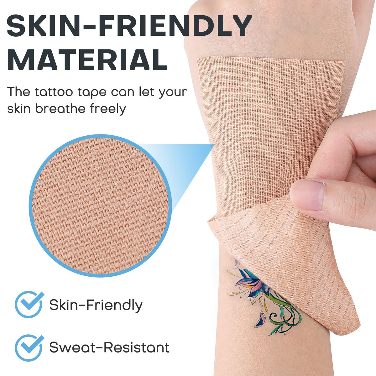 Udefineit grid-lined backing detail enabling precise cutting and consistent patch shapes