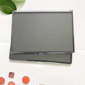 UDTIP palette on a vanity with brushes to illustrate convenient daily organization