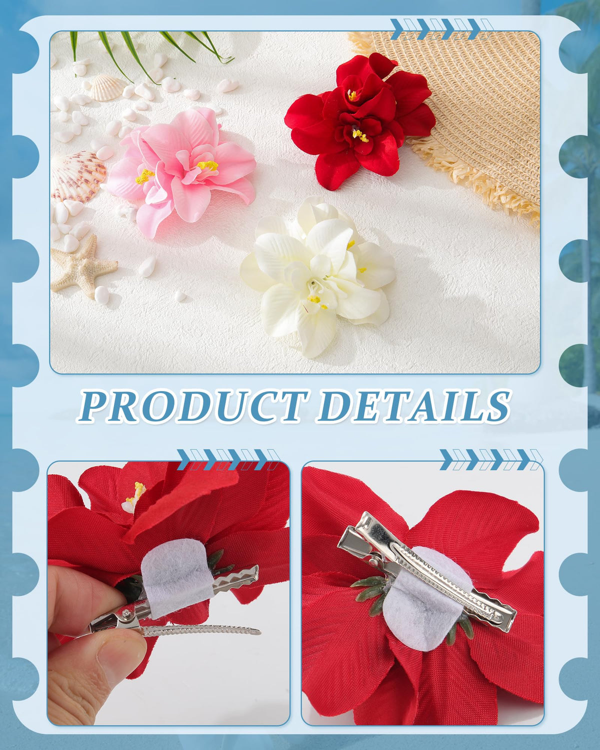Ufgin clip worn in beach hairstyle demonstrating secure, stylish wear
