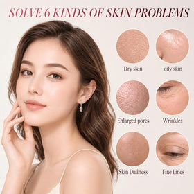 UFNA before-and-after skin texture comparison showing visible smoothing and reduced dullness