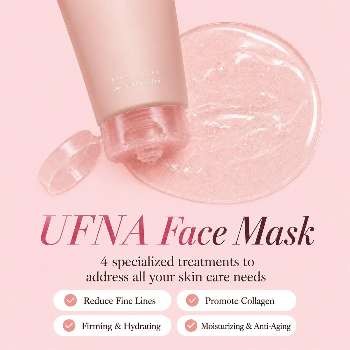 UFNA label ingredient panel showing key actives and transparency for informed buyers
