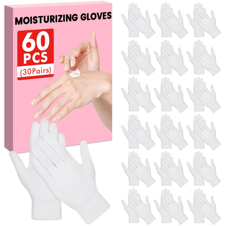 UGODAR front packaging showing 60 white cotton gloves and product name for value