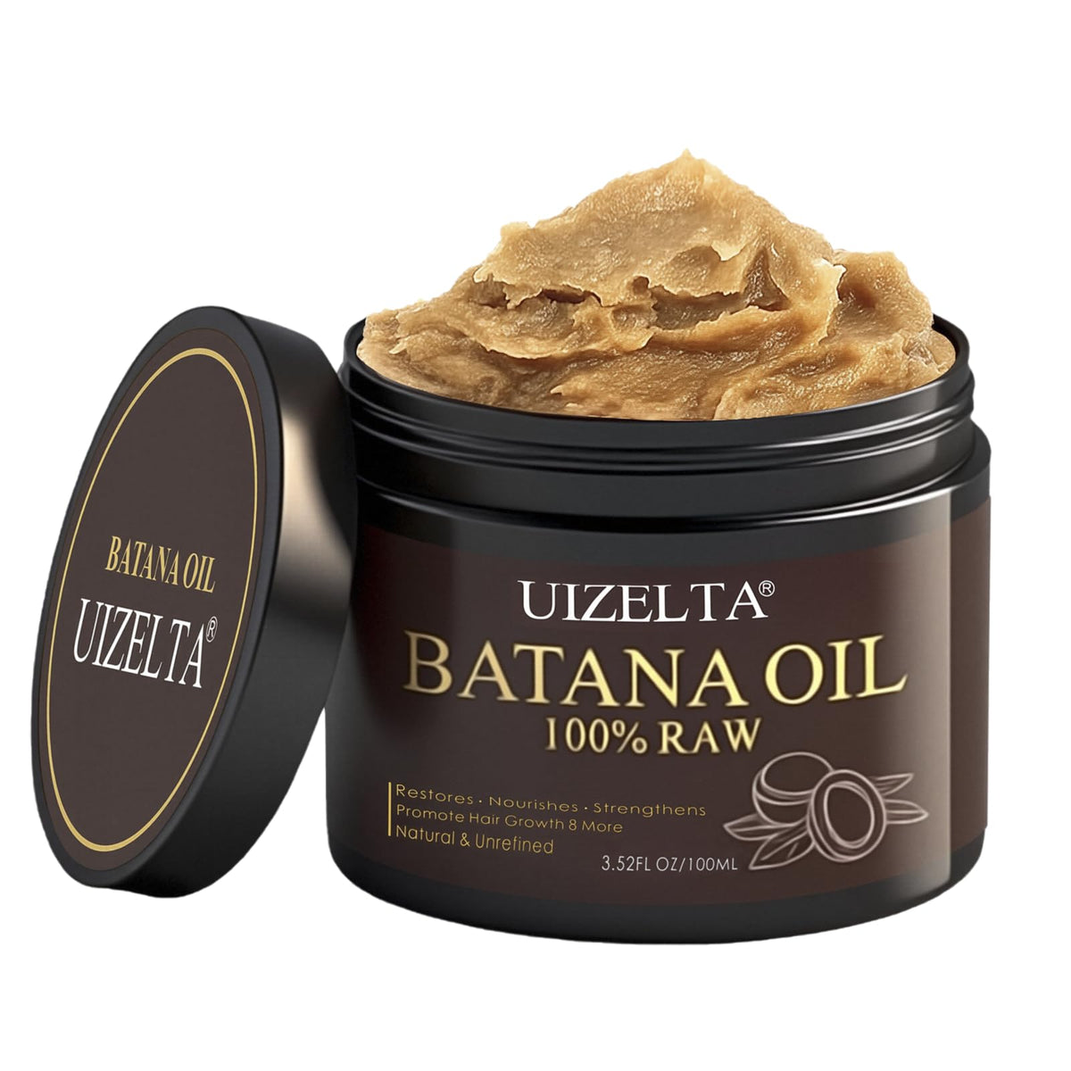 UIZELTA bottle front view showing packaging and natural appeal