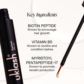 UKLASH in use application along upper lash line for consistent nightly routine