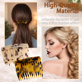 UKSKS comb securing a French twist, discreet hold for formal styles
