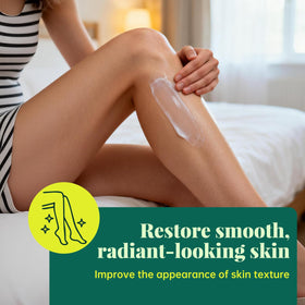 Applying ULARCS cream to hands demonstrating quick hydration and non-greasy finish