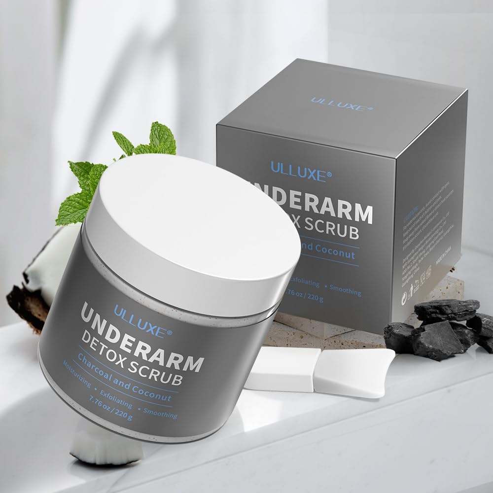 ulluxe scrub packed in travel pouch highlighting portability and on-the-go freshness