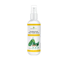 UltimateVitality front bottle view showing calming scalp spray benefit