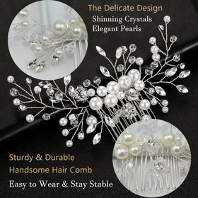 ULTIMUTE close-up of pearl and crystal detail highlighting handcrafted sparkle