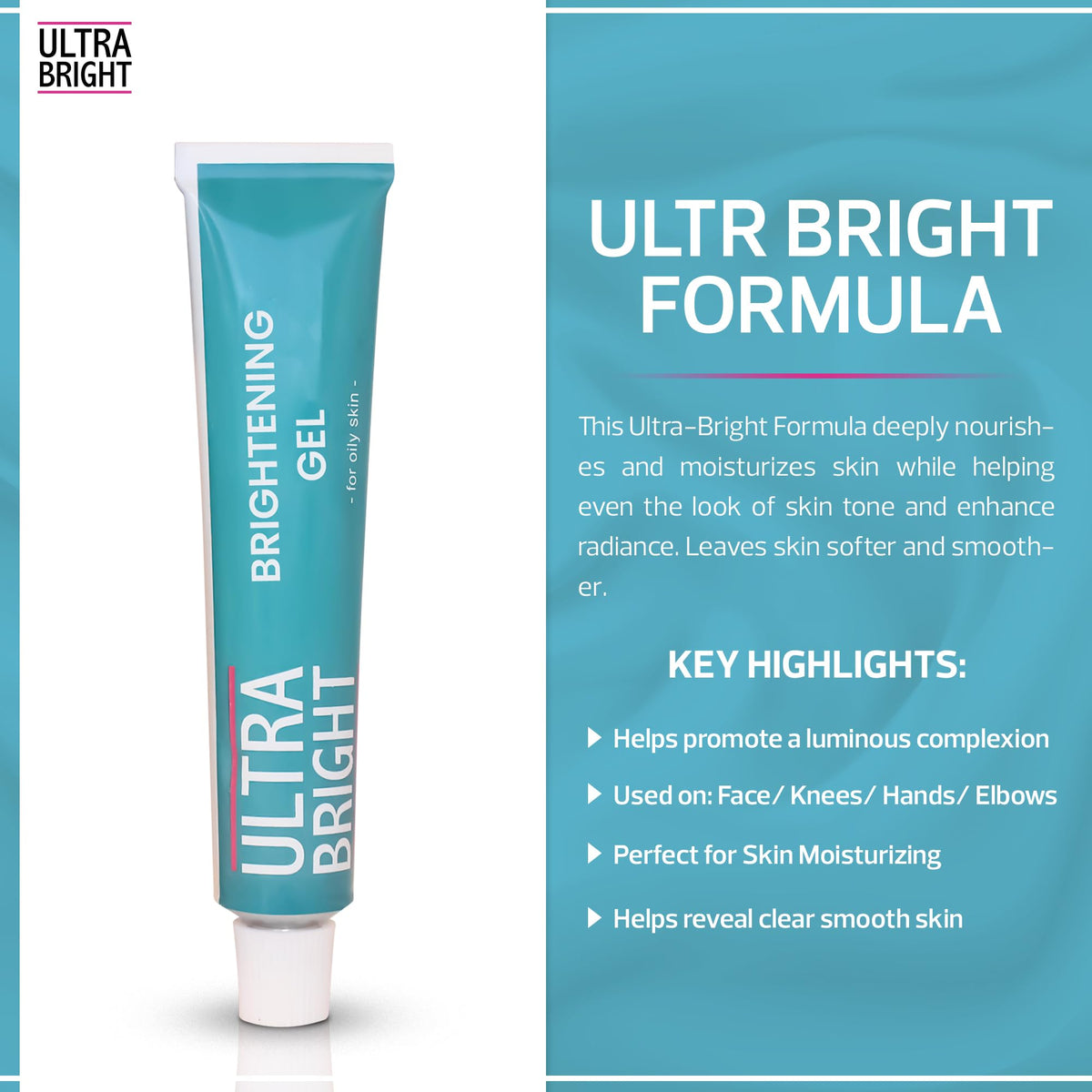 ULTRA BRIGHT being applied to a dark spot for targeted brightening