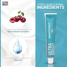 ULTRA BRIGHT gel texture close-up highlighting lightweight hydration