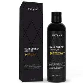 Ultrax Labs Hair Surge front bottle view showing label and 8 oz size for thicker hair