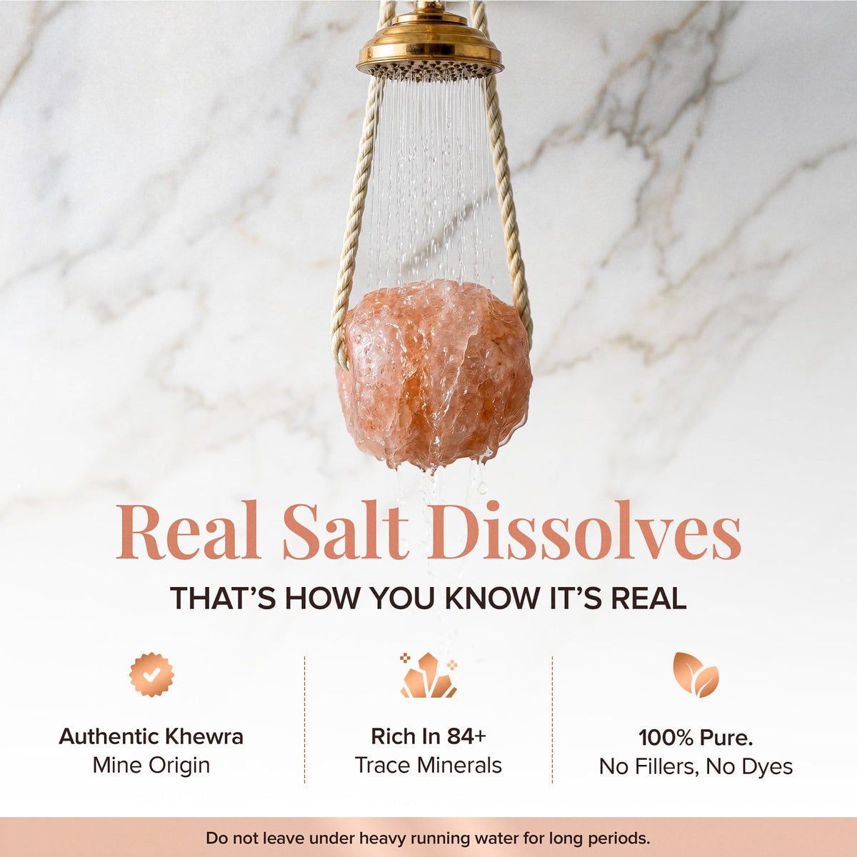 UMAID Salt Buddy next to hand to show scale and reassuring two-pound durable size