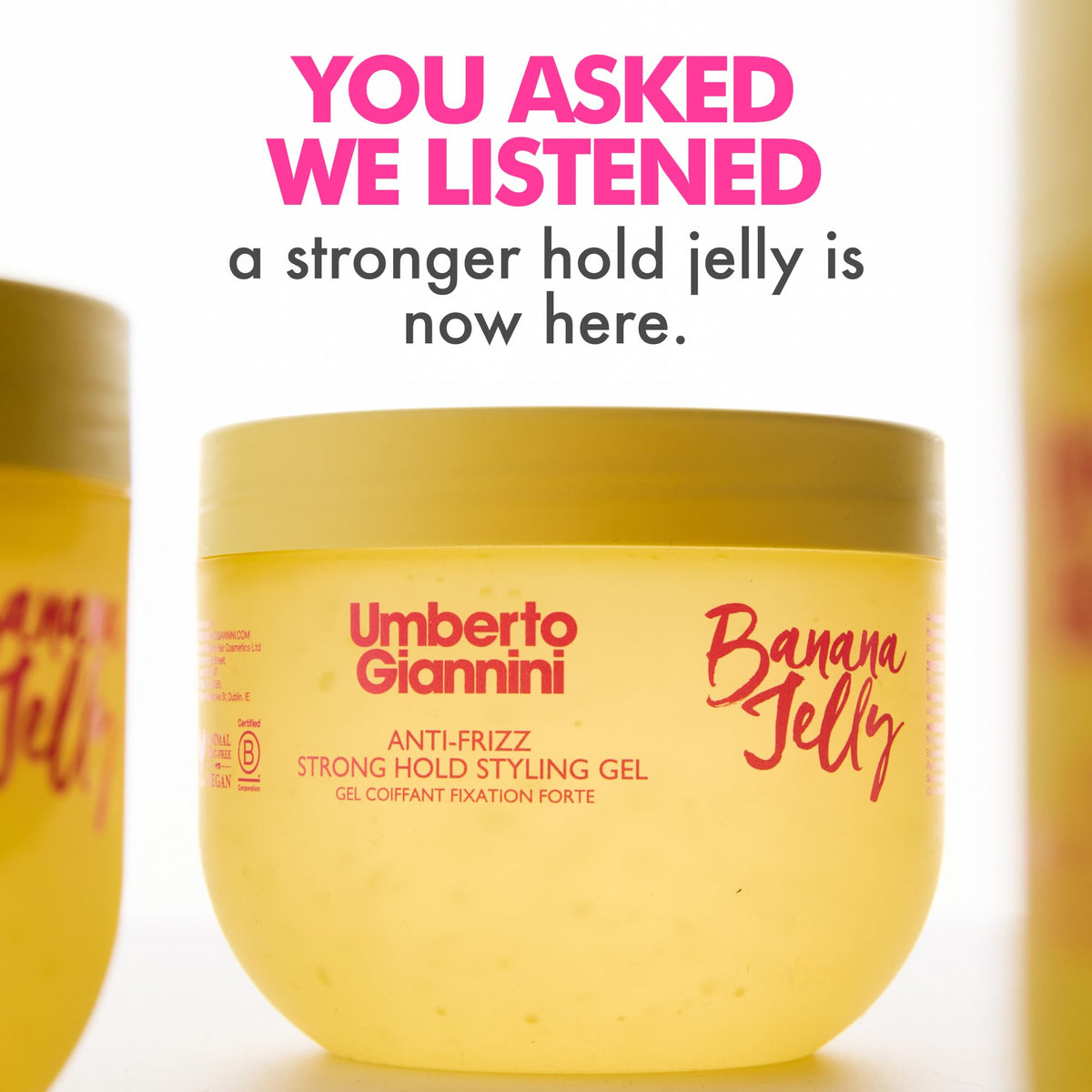 Umberto Giannini applied on curly hair showing defined, frizz-controlled ringlets