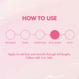 Umberto Giannini styled curls after use showing defined, shiny, frizz-reduced hair