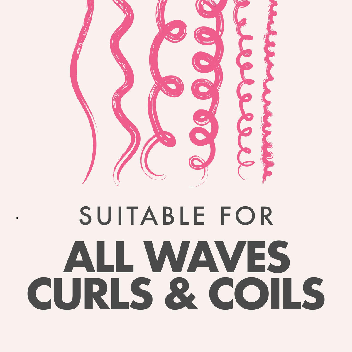 Umberto Giannini applying jelly to damp curls to reduce frizz and define waves