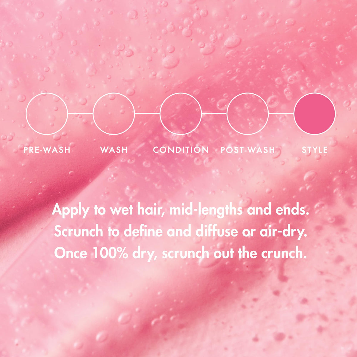 Umberto Giannini diffusing curls after jelly application for faster drying