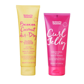 Umberto Giannini front packaging showing both products and easy styling benefits