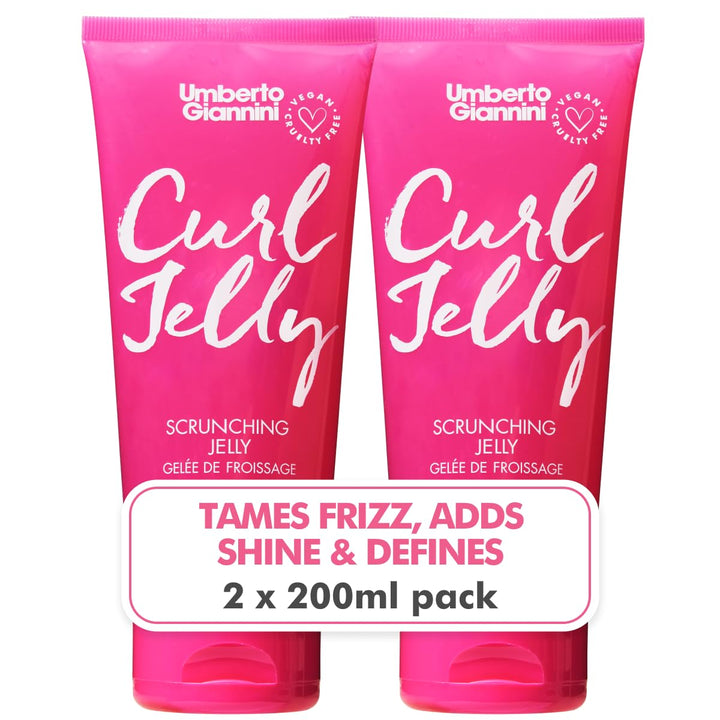 Umberto Giannini front packaging showing brand and curl jelly benefits