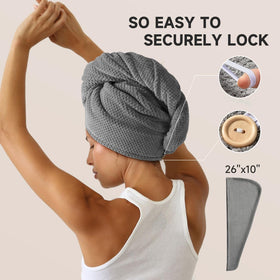 Umisleep button and elastic detail securing wrap for comfortable all-day hold
