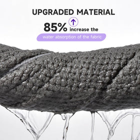 Umisleep button and loop detail keeping towel secure for hands-free convenience