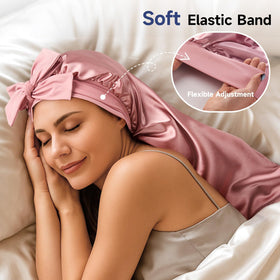 Umisleep double-layer satin outer closeup showing durable, colorfast finish