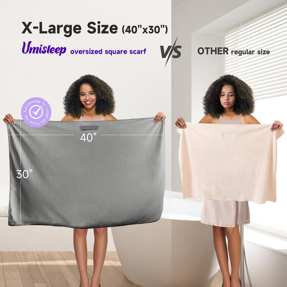 Umisleep elastic loop detail illustrating secure, hands-free fit