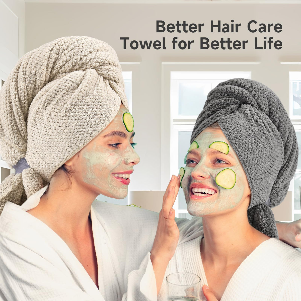 Umisleep folded towels flat lay highlighting compact storage benefit